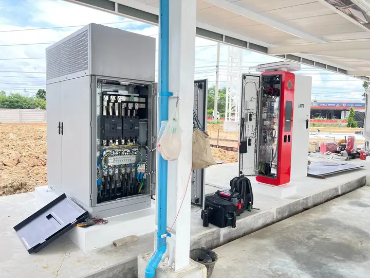 สถานีชาร์จ EV · ติดตั้งตู้ไฟและหัวชาร์จ